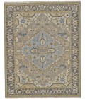 Goshen Area Rug Feizy Goshen Classic Medallion, Taupe/Tan/Blue, 5'-6" x 8'-6" Area Rug