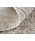 Laina Area Rug Feizy Laina Casual Abstract, Tan/Ivory/Gray, 3' x 10' Runner