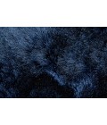Feizy Indochine Luxury & Glam Solid, Blue/Black, 8' x 8' Round Rug