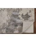 Feizy Prasad Casual Watercolor, Ivory/Gray, 8' x 11' Area Rug