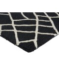 Feizy Lusk BLACK/WHITE Rug I70I8085 5 ft. X 8 ft. Rectangle - Rugs Town Feizy Lusk BLACK/WHITE I70I8085 5 ft. X 8 ft. Rectangle Rug