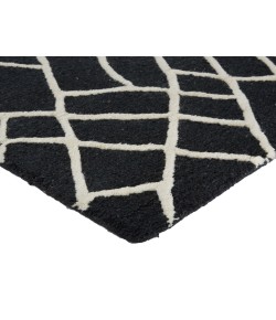 Feizy Lusk BLACK/WHITE I70I8085 5 ft. X 8 ft. Rectangle Rug Feizy Lusk BLACK/WHITE I70I8085 5 ft. X 8 ft. Rectangle Rug
