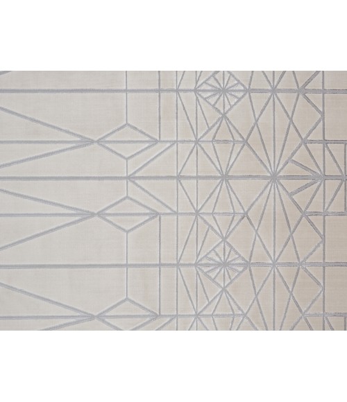 Feizy Micah IVORY/SILVER Rug 6943045F 5 ft. X 7 ft. Rectangle - Rugs Town Feizy Micah IVORY/SILVER 6943045F 5 ft. X 7 ft. Rectangle Rug