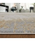 Feizy Aura Luxury & Glam Abstract, Ivory/Brown/Gray, 5' x 8' Area Rug