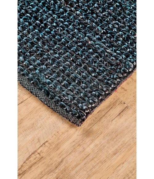 Feizy Durham Casual Solid, Blue, 8' x 10' Area Rug