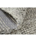 Feizy Berkeley Casual Solid, Ivory/Gray/Black, 9'-6" x 13'-6" Area Rug