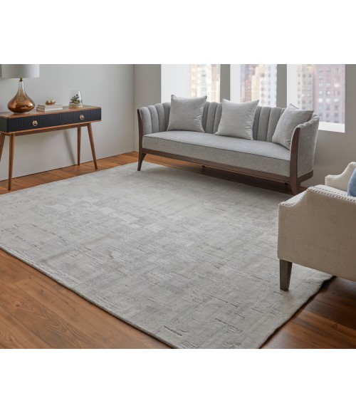 Feizy Eastfield Casual Abstract, Ivory, 10' x 14' Area Rug
