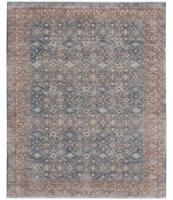 Feizy Marquette 39GTF BLUE/RUST Area Rug 12 ft. X 15 ft. Rectangle