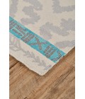 Adia Area Rug Feizy Adia Global Diamond, Gray/Ivory/Blue, 8' x 11' Area Rug