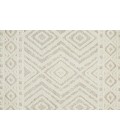 Feizy Anica Moroccan Wool Rug w/Diamonds, Ivory/Natural Tan, 4ft x 6ft Accent Rug