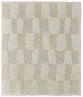 Feizy Ashby Farmhouse Geometric, Tan/Ivory, 9' x 9' Round Rug
