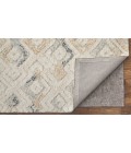 Anica Area Rug Feizy Anica Bohemian & Eclectic Moroccan, Ivory/Gray/Black, 12' x 15' Area Rug