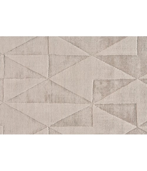 Gramercy Area Rug Feizy Gramercy Global Geometric, Taupe, 2'-6" x 8' Runner