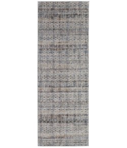Feizy Kaia 39GLF GRAY Area Rug 2 ft. 6 in. X 10 ft. Runner