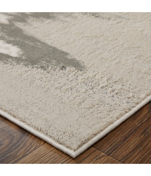 Feizy Micah Casual Abstract, Gray/Taupe/Ivory, 5' x 8' Area Rug