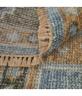 Fillmore Area Rug Feizy Fillmore Vintage Medallion, Blue/Green, 2'-6" x 14' Runner