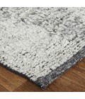 Feizy Alford Minimalist Eyelash Wool Rug, Silver Gray/Tuape, 11ft-6in x 15ft Area Rug