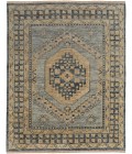 Feizy Fillmore Vintage Medallion, Blue/Gray, 4' x 6' Accent Rug