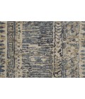 Feizy Palomar Luxe Hand-Knot Abstract Area Rug, Denim Blue/Beige, 5x6in x 8x6in