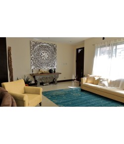 Feizy Qing 6064F TEAL Area Rug 8 ft. 6 in. X 11 ft. 6 in. Rectangle