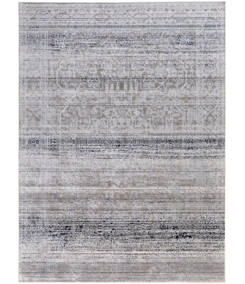 Feizy Macklaine Bohemian & Eclectic Distressed, Taupe/Black/Ivory, 12' x 15' Area Rug