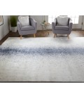 Feizy Grier Industrial Gradient & Ombre, Ivory/Blue/Gray, 8' x 10' Area Rug