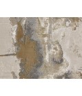 Aura Area Rug Feizy Aura Casual Watercolor, Gray/Ivory/Gold, 8' x 10' Area Rug