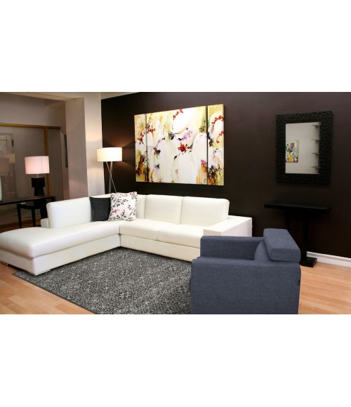 Azeri IV Area Rug Feizy Azeri IV Global Diamond, Gray/Ivory, 10' x 13'-2" Area Rug