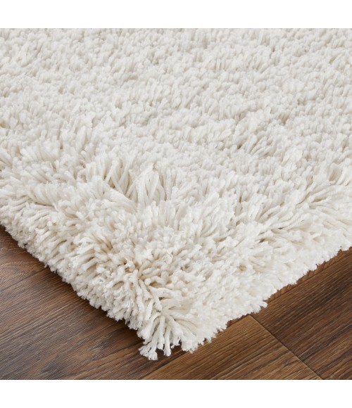Feizy Stoneleigh Luxury & Glam Solid, Ivory/White, 9' x 12' Area Rug