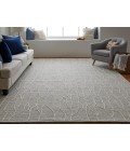 Feizy Enzo IVORY/GRAY 7428734F 8 ft. X 10 ft. Rectangle Rug