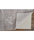 Lennon Area Rug Feizy Lennon Modern Marble Rug, Beige/Ivory, 1'-8" X 2'-10" Area Rug