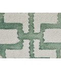 Feizy Lorrain Bohemian & Eclectic Geometric, Ivory/Green, 10' x 10' Round Rug