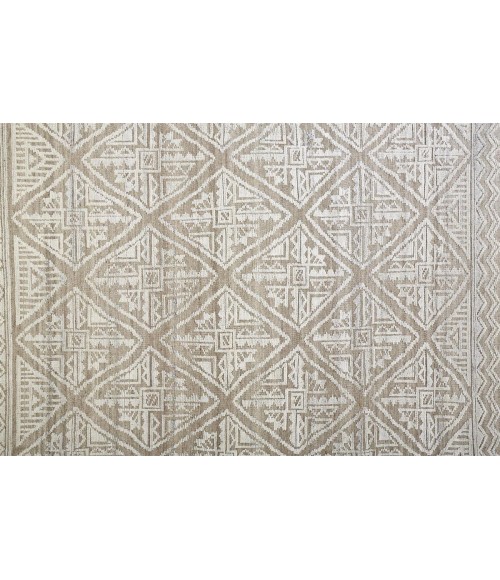 Payton Area Rug Feizy Payton Farmhouse Diamond, Ivory/Tan/Gray, 9'-6" x 13'-6" Area Rug