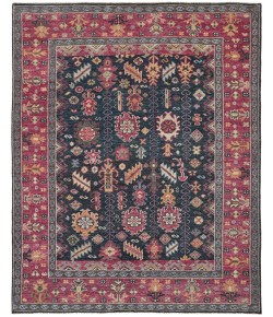 Feizy Piraj 6741F BLUE/RED Area Rug 2 ft. X 3 ft. Rectangle