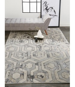Feizy Micah BEIGE/GRAY 6943046F 5 ft. X 7 ft. Rectangle Rug