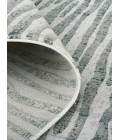 Feizy Atwell Contemporary Abstract Rug, Gray/Iceberg Green, 8ft x 10ft Area Rug