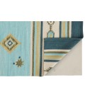 Dharma Area Rug Feizy Dharma Southwestern, Blue/Green/Tan, 8' x 10' Area Rug
