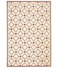 Feizy Saphir Rubus Mid-Century Modern Geometric, Tan/Brown/Purple, 9'-8" x 12'-7" Area Rug
