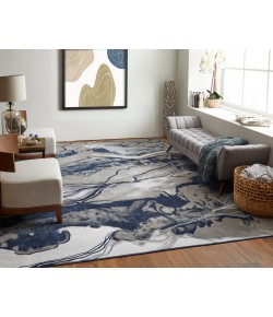 Feizy Gaspar 39KTF GRAY/BLUE Area Rug 5 ft. 2 in. X 7 ft. 2 in. Rectangle