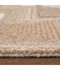 Pollock Area Rug Feizy Pollock Casual Geometric, Ivory/Brown/Tan, 3'-6" x 5'-6" Accent Rug