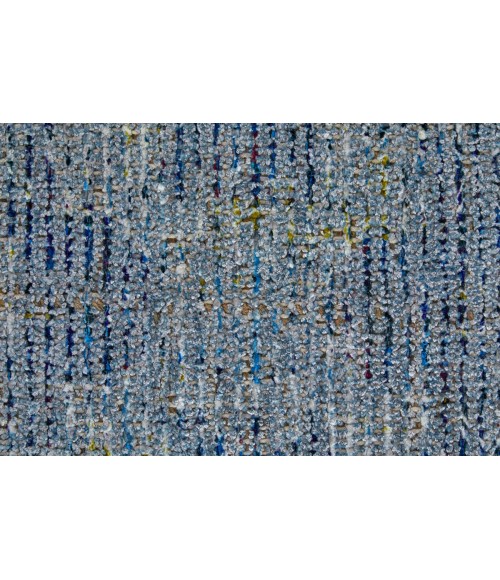 Caldwell Area Rug Feizy Caldwell Bohemian & Eclectic Distressed, Blue/Ivory, 9' x 12' Area Rug