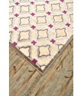 Feizy Saphir Rubus Mid-Century Modern Geometric, Tan/Brown/Purple, 9'-8" x 12'-7" Area Rug