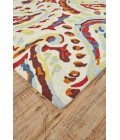 Feizy Liana Casual Abstract, Red/Green/Ivory, 12' x 15' Area Rug