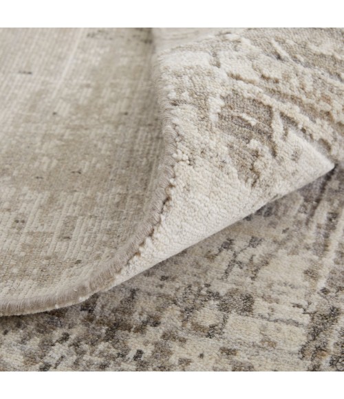 Feizy Eastfield Casual Abstract, Gray/Ivory, 5' x 8' Area Rug