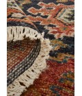 Carrington Area Rug Feizy Carrington Bohemian & Eclectic Medallion, Red/Black/Ivory, 2' x 3' Accent Rug