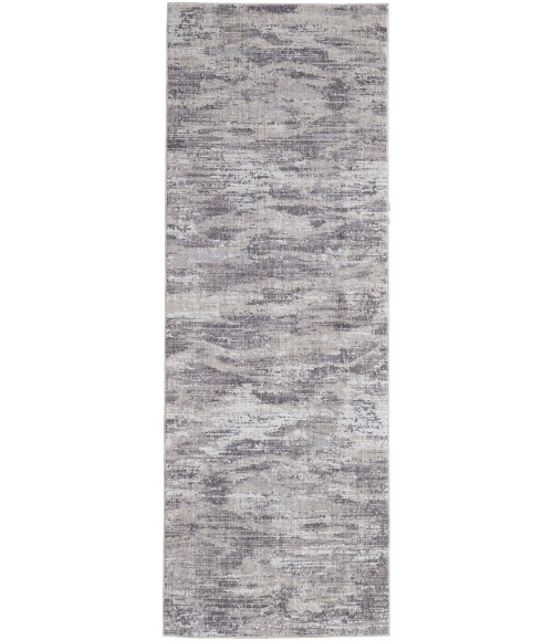 Feizy Lennon Casual Abstract, Tan/Taupe/Gray, 2'-10" x 8' Runner