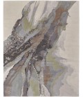 Feizy Clio Industrial Abstract, Green/Purple/Ivory, 9' x 12' Area Rug