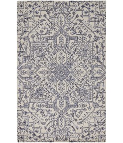Feizy Belfort 8778F IVORY/NAVY Area Rug 10 ft. X 14 ft. Rectangle