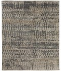 Feizy Palomar Luxe Hand-Knot Accent Rug, Charcoal Gray/Light Beige, 2ft x 3ft
