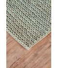 Feizy Durham Casual Solid, Green, 8' x 10' Area Rug